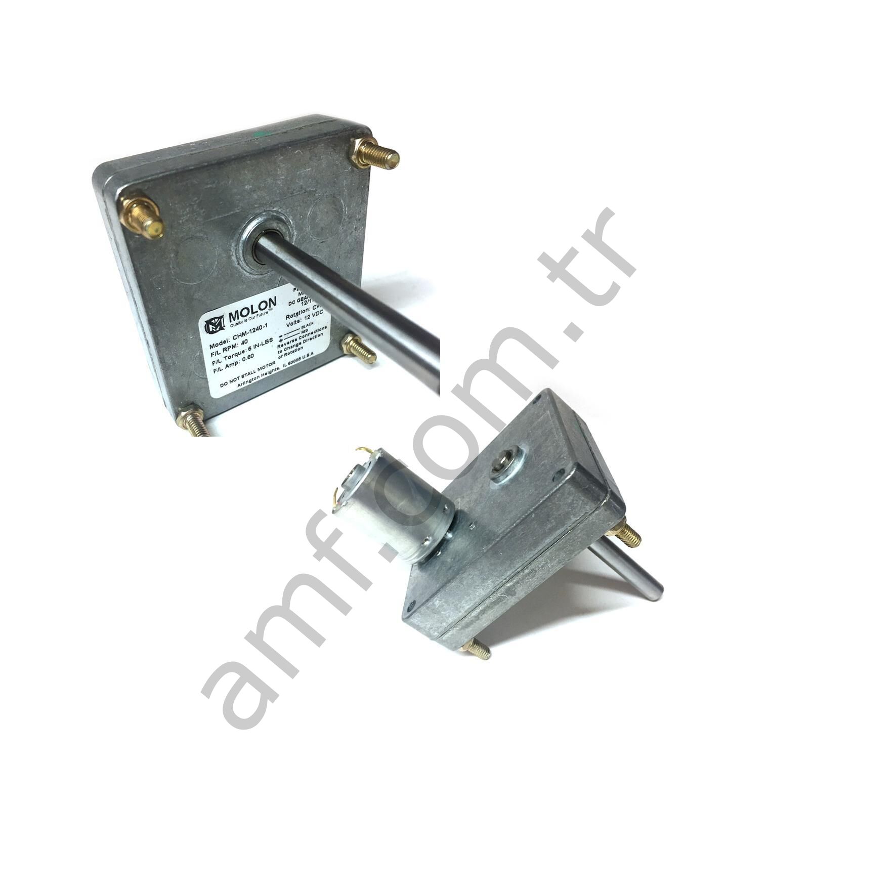 Gantry Mech Motor_F-A-REL-0017-01 Fish Bowl Frenzy, 12Volt 40Rpm, Redüktörlü Motor