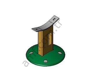 Leg Weldment Profile_259001010 Ballreturn Profile, Top Sepeti Ayağı, Metal