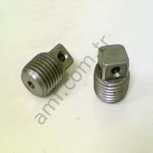 1/4-18 NPT Square Plug Breather_785501040 Redüktör/Şanzıman Havalandırma Tıpası, 1/4-18